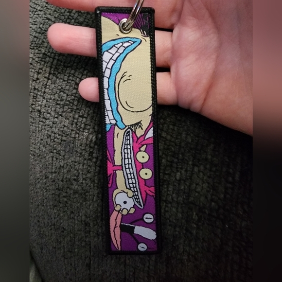 Aaahh!! Real Monsters Embroidered Keychain unisex - Picture 4 of 4